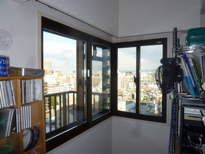 サン・ウインド内窓（インプラス）導入事例：大阪市城東区施工後