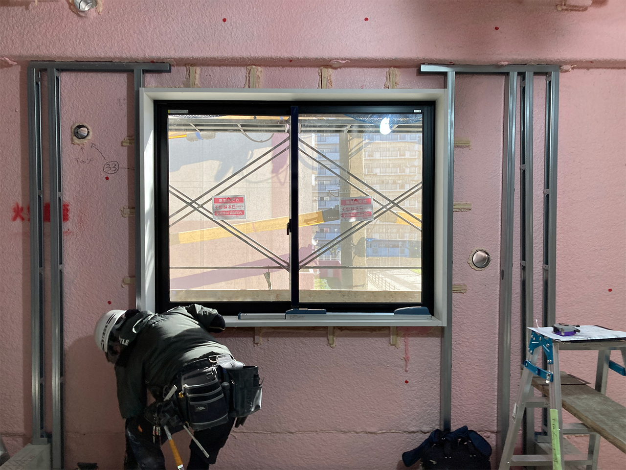 大阪の某防音仕様マンション窓の防音対策リフォーム